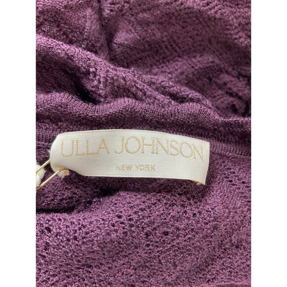 Ulla Johnson 'Augustina' Black Long Sleeve Ruffle Trim Pullover Size S - NWT - Picture 4 of 5